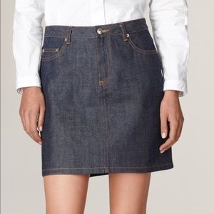 A.P.C. Standard Denim Skirt Size 36 Small